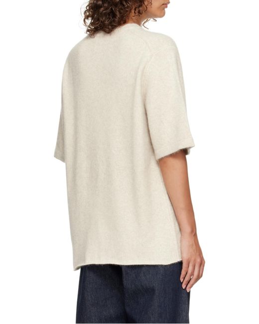 Loulou de Saison Gray Raven Crewneck Knitwear