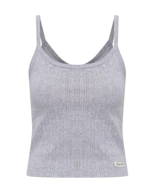Sporty & Rich Gray Sleeveless Vest