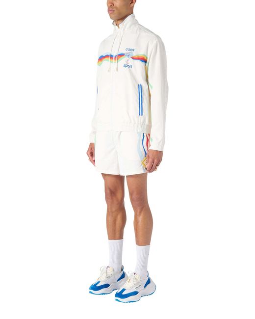 Casablanca White Mind Vibrations Track Jacket for men
