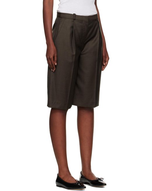 Loulou de Saison Gray Adler Tailored Shorts