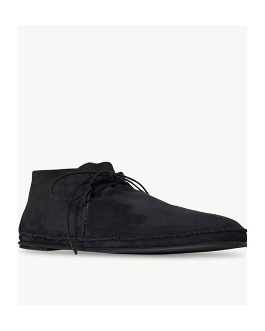The Row Tyler Lace Up Suede Shoes in Blue for Men | Lyst