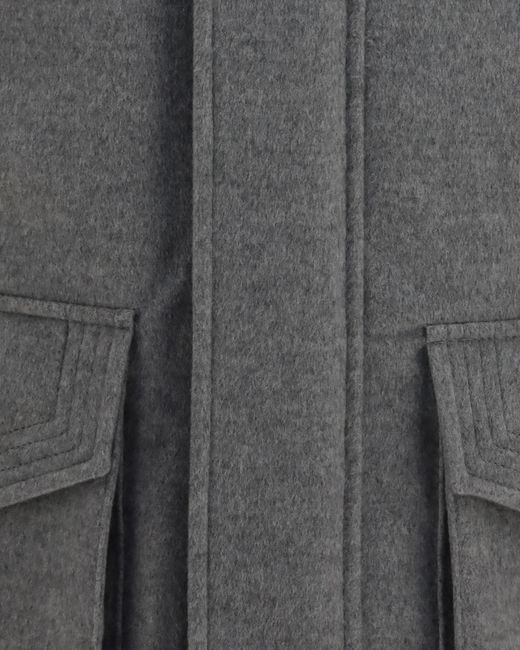 Brunello Cucinelli Gray Cashmere Jacket for men
