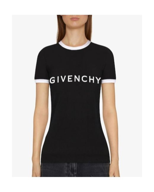 Givenchy Black Archetype Crew Neck T-Shirt