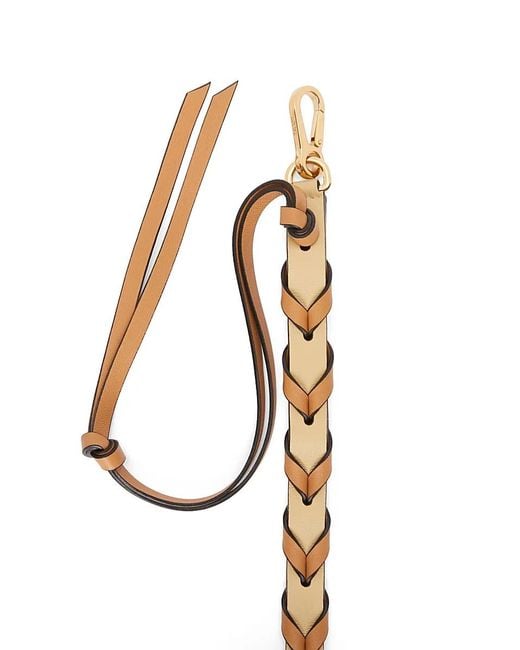 Loewe Metallic Braided Bag Strap