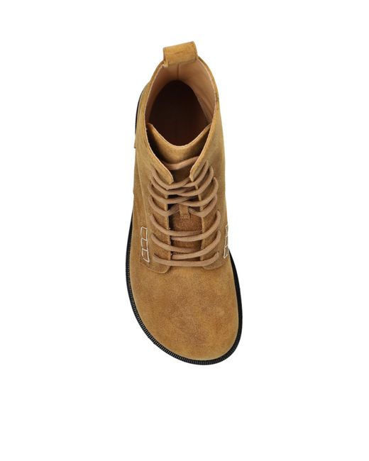 J.W. Anderson Brown Lace-Up Ankle Boots