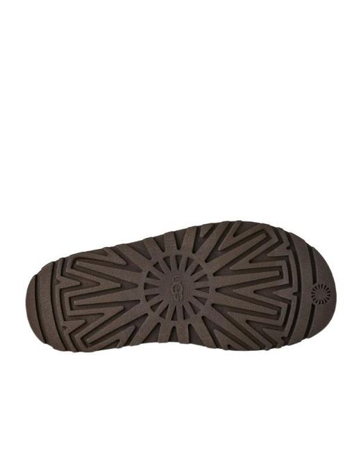 Ugg Brown Goldenglow Embossed Platform Sandals