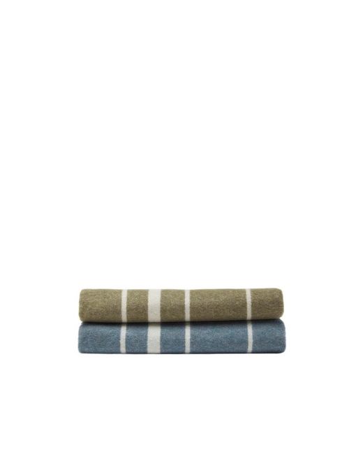 Loro Piana Blue Suitcase Stripe Plaid for men