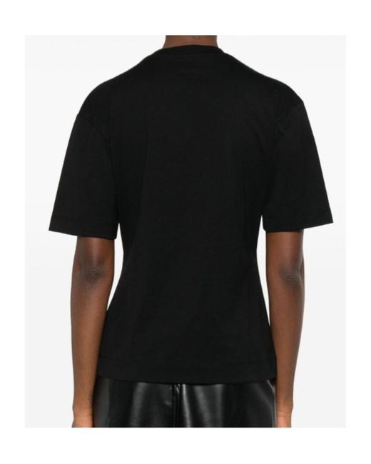 Simone Rocha Black Ruffle Panel T-Shirt