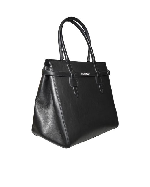 DSquared² Gray Logo-Print Tote Bag for men