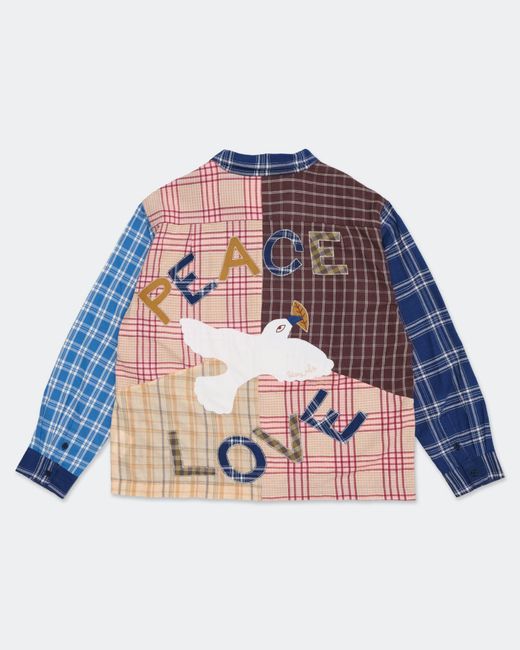 STORY mfg. Blue Greetings Shirt for men