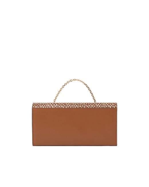 Fendi Multicolor Ff-Logo Chain-Strap Leather Mini Bag