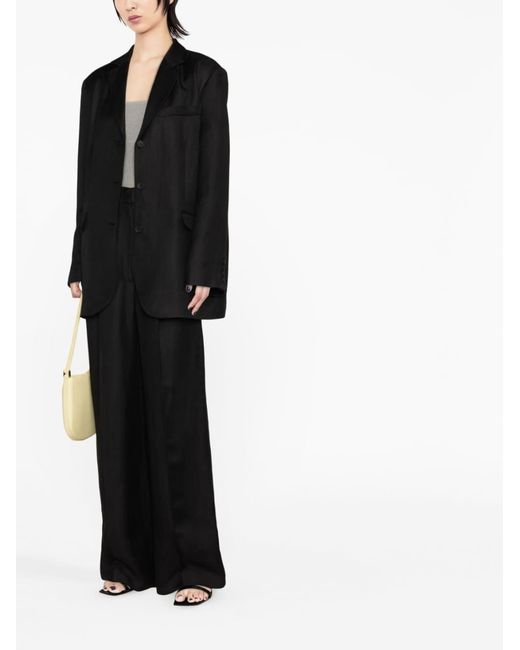 Loulou de Saison Black Long Sleeved Suit Jacket