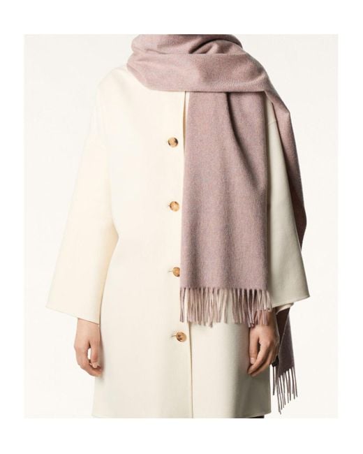 Loro Piana Pink Extra Grande Unita Scarf