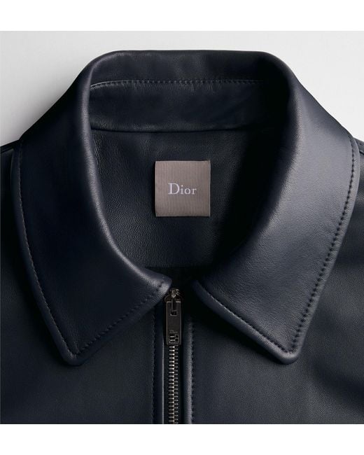 Dior Blue Zipped Jacket for men