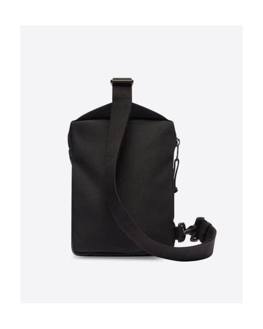 Balenciaga Black Borsa Explorer Crossbody Messenger Da Uomo for men