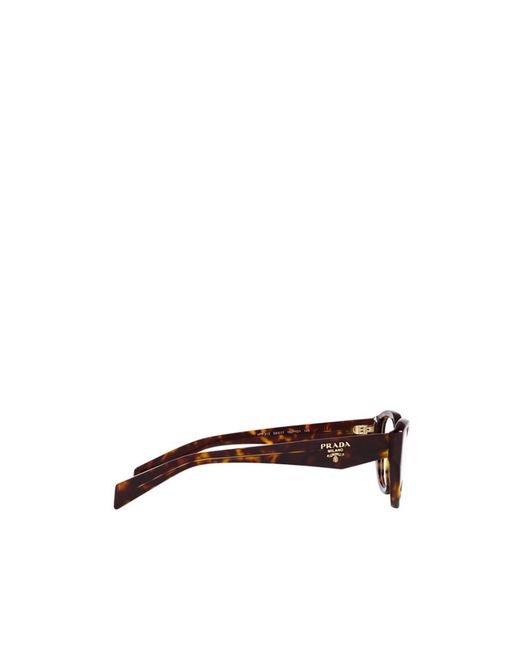 Prada White Eyewear Cat-Eye Frame Glasses
