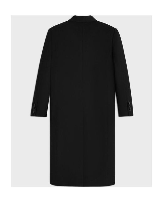 Céline Black Chesterfield Coat