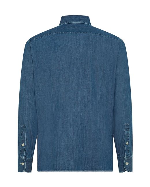 Seventy Blue Buttoned Shirt for men