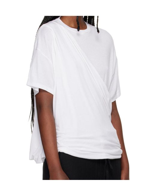 Post Archive Faction PAF White Short-Sleeved T-Shirt