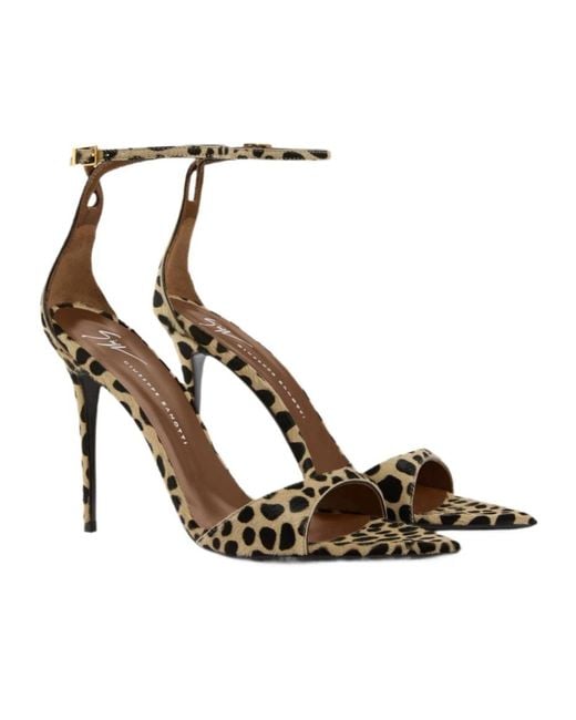 Giuseppe Zanotti Metallic Intriigo Savage Sandals