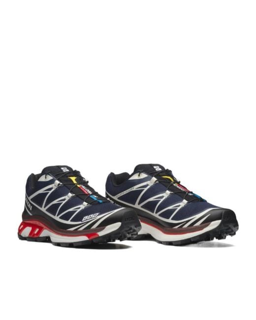 Salomon Lab Blue Salomon Xt-6 Lace-Up Sneakers for men