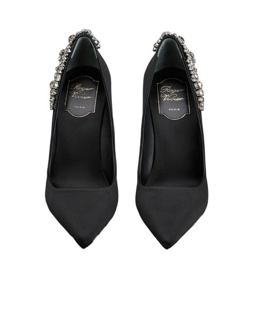 Roger Vivier Black Efflorescence Pumps