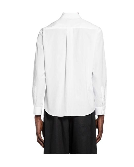 Simone Rocha White Long-Sleeved Shirt for men