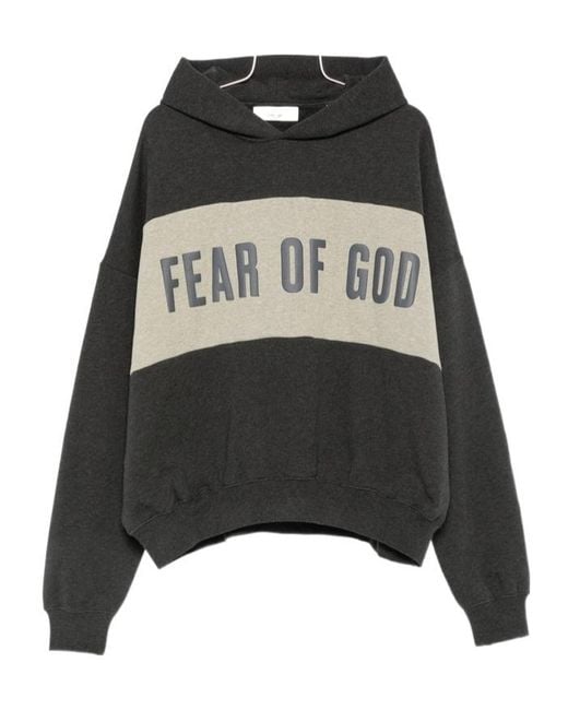 Fear Of God Black Long-Sleeved Sweatshirt for men