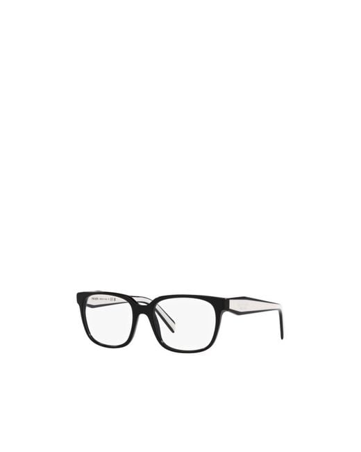 Prada White Logo Flat Mirror
