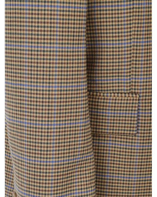 Frankie Shop Brown Houndstooth Blazer
