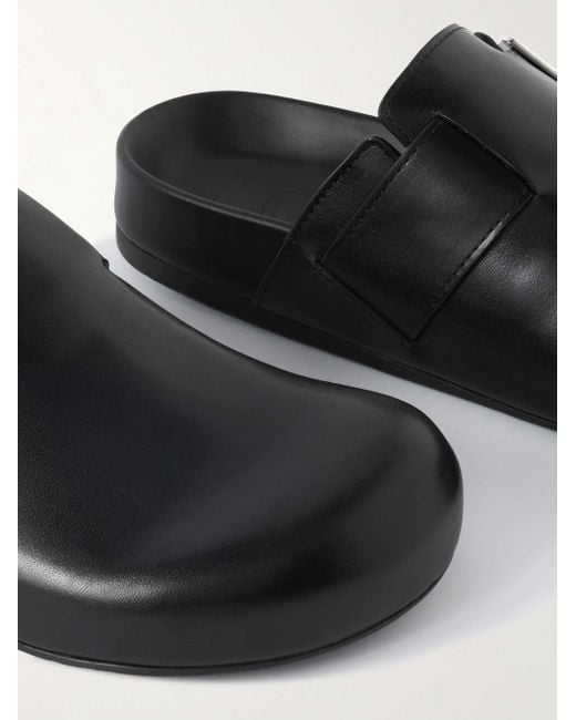 Loewe Black Ease Buckle Mule