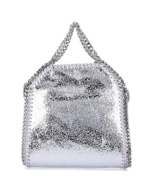 Stella McCartney Gray Falabella Tiny Bag