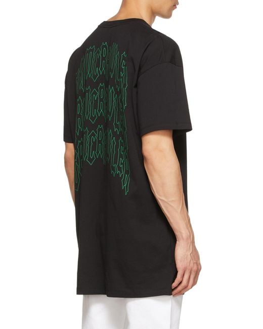 Raf Simons Black Big Profile T-Shirt for men