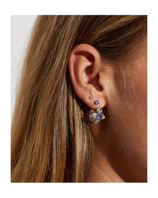 Vivienne Westwood White Maitena Earrings