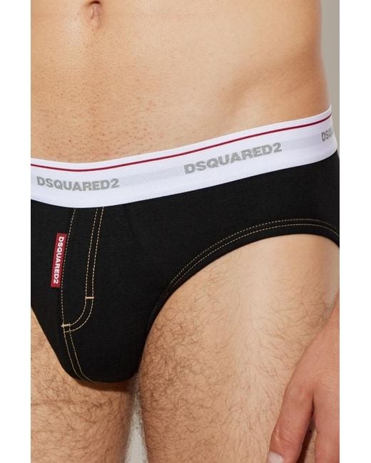 DSquared² Black Briefs for men