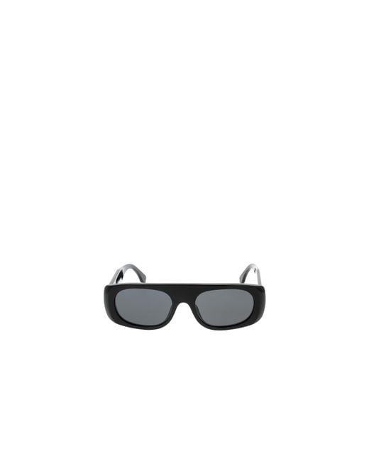 Fendi White Eyewear Rectangle-Frame Sunglasses for men