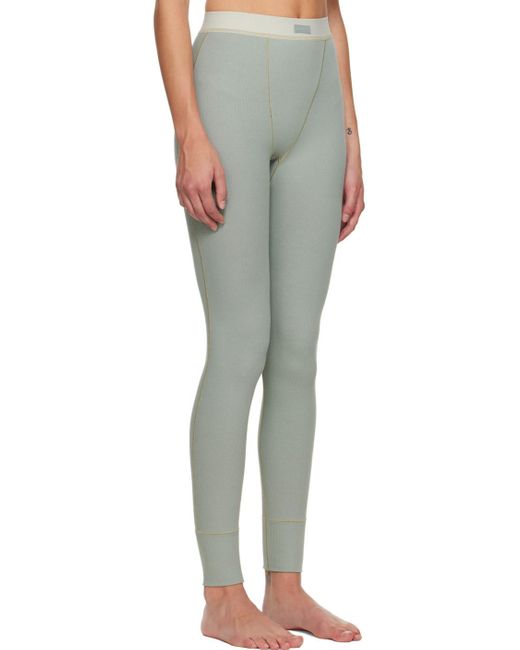 Skims Green Logo Tights