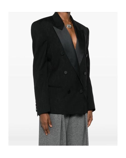 Stella McCartney Black Double Breasted Tailored Blazer