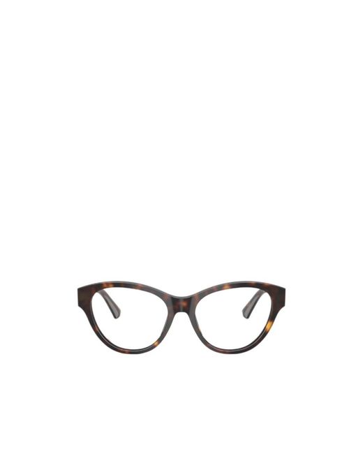 Burberry White Eyewear Cat-Eye Glasses