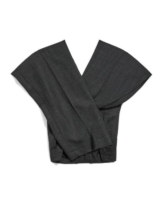 Balenciaga Black Tailored Pants Top