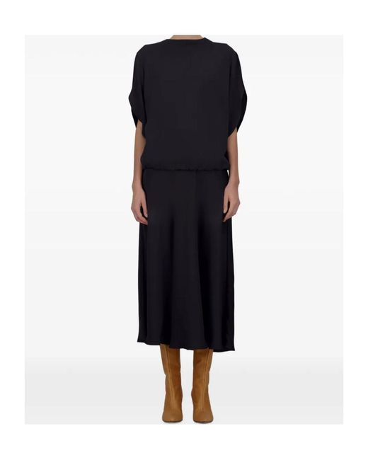 Herno Black Midi Skirt