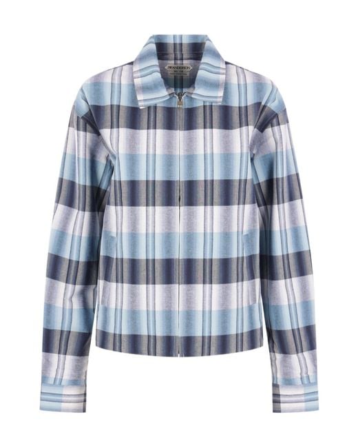 J.W. Anderson Blue Long-Sleeved Casual Jacket