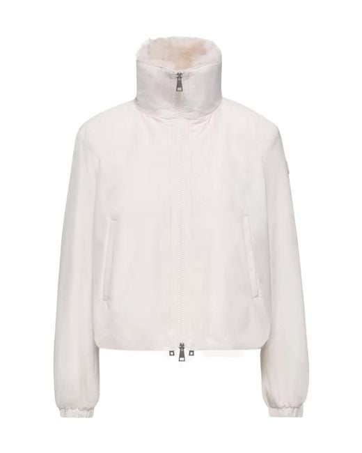 Moncler White Removable Down Filling Jacket