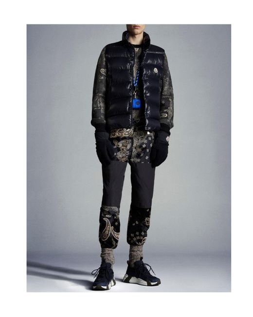 Moncler Blue Tibb Down Gilet for men