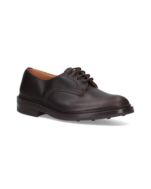 Tricker's Brown Tricker's Daniel Tramping Lace-Up Shoes for men
