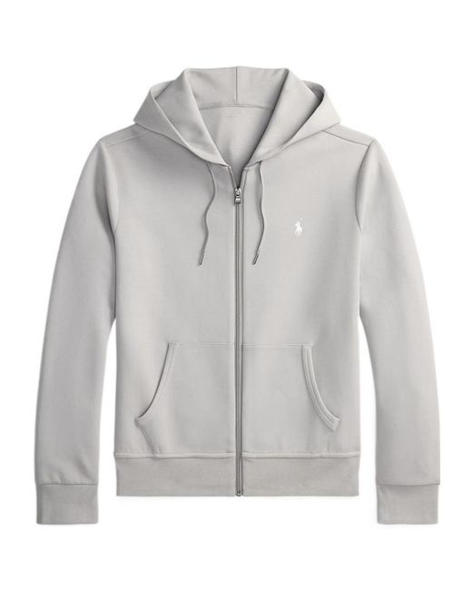 Polo Ralph Lauren Gray Full-Zip Tech Hoodie for men