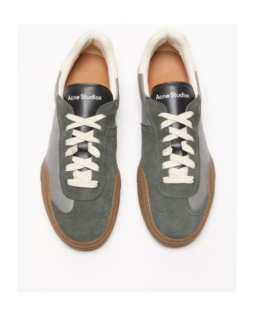Acne Gray Lace-Up Seakers for men