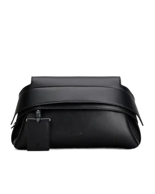 Tod's Black Wave Pouch Bag