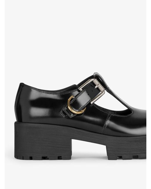 Givenchy Black Voyou Buckled Pumps