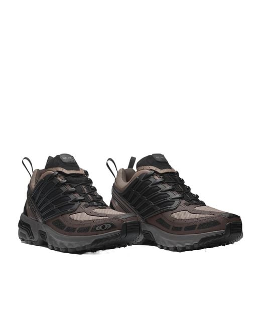 Salomon Lab Brown Salomon Acs Pro Gtx Panelled Sneakers for men